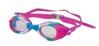 Stingray Women Clear/ Pink Tie Dye Goggles